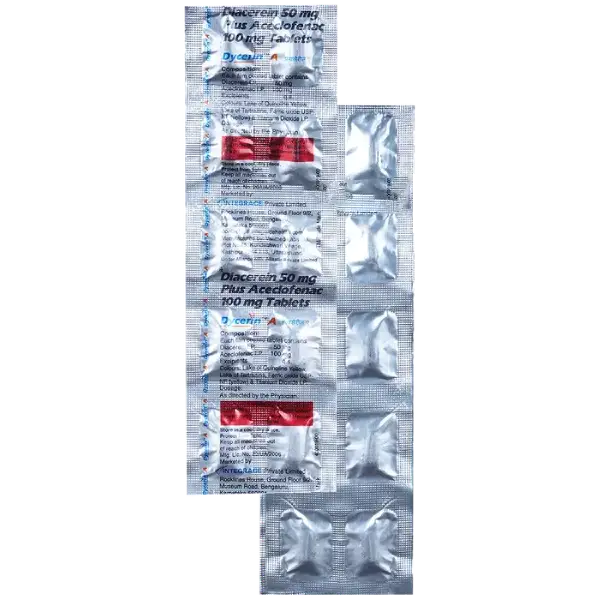 Dycerin A 100mg/50mg Tablet